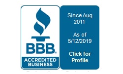 BBB accredited business since Aug 2011 As of 5/12/2019 Click for Profile